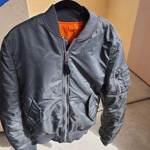 Alpha Industries MA-1 Bomber Jacket Gunmetal Grey